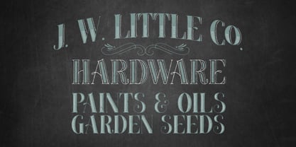 Chalky Letters Font Poster 4