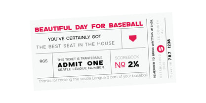 Baseball Ticket Design Template in PSD, Word, Publisher, Illustrator,  InDesign