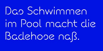 Swim Font Poster 7