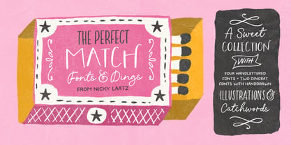 The Perfect Match Font Poster 1