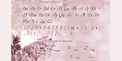 Khanza Script Font Poster 2