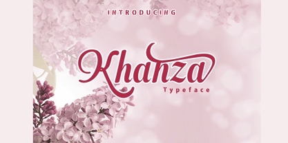 Khanza Script Font Poster 1