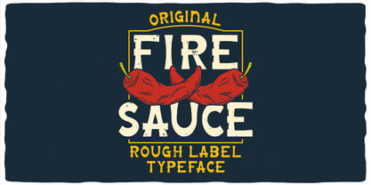 Fire Sauce Font Poster 3