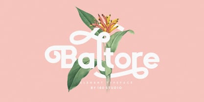 Baltore Font Poster 1