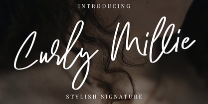 Curly Millie Font Poster 1