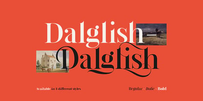 Dalglish Font Poster 2