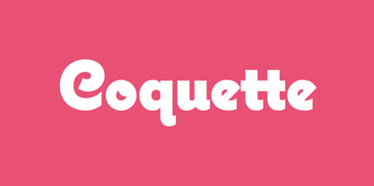 Coquette Font Poster 1