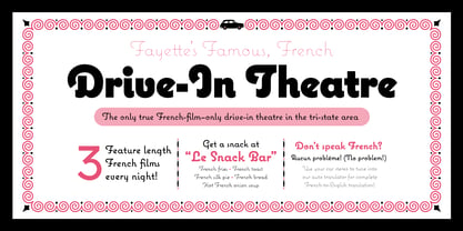 Coquette Font Poster 2