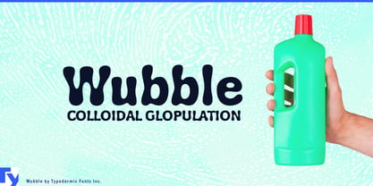 Wubble Font Poster 1