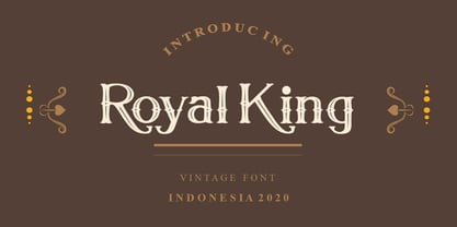 Royal King Font Poster 1