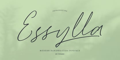 Essylla Font Poster 1