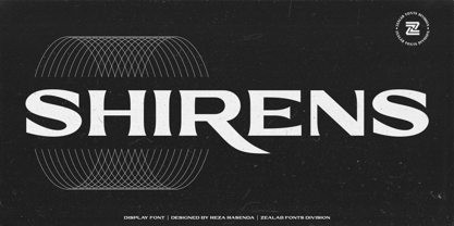 Shirens Font Poster 1