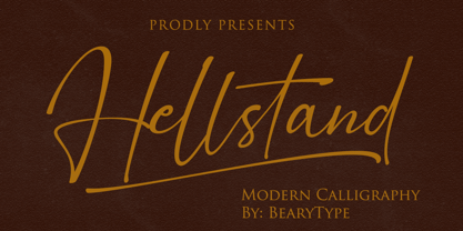 Hellstand Font Poster 1