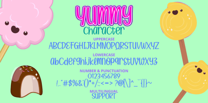 Yummy Ice Cream Font Poster 4