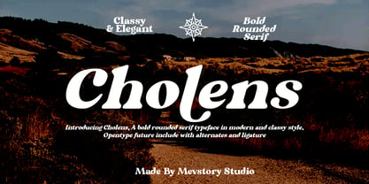 Cholens Font Poster 1