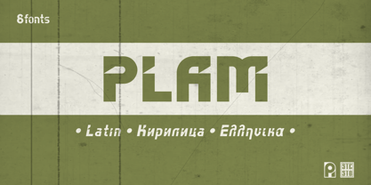 Plam Font Poster 1