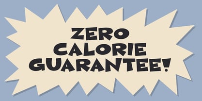 Calorie Suit Font Poster 3