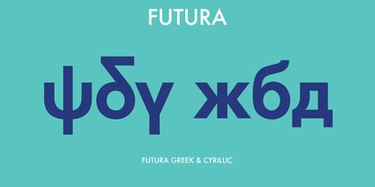 Futura Font Poster 3