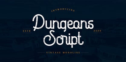 Dungeons Font Poster 1