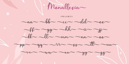 Monallesia Script Font Poster 12