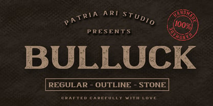 Bulluck Font Poster 1