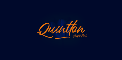 Quintton Font Poster 1