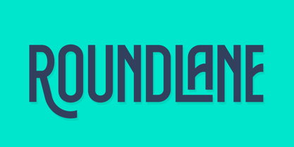 Roundlane Font Poster 1