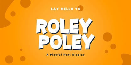 Roley Poley Font Poster 1