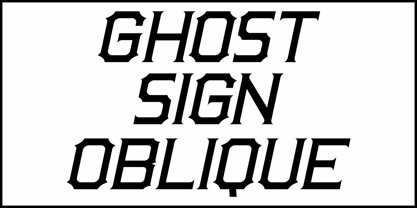 Ghost Sign JNL Font Poster 4