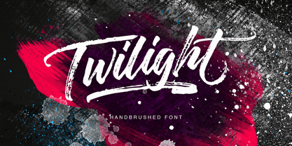 Twilight Script Font Poster 10