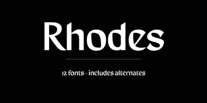 Rhodes Font Poster 1