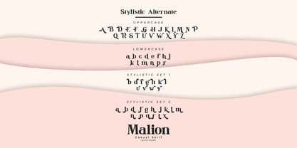 Malion Font Poster 9
