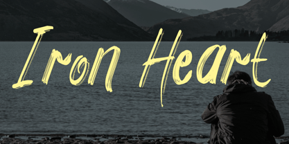 Iron Heart Font Poster 1