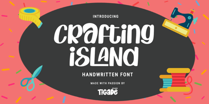 Crafting Island Fuente Póster 1