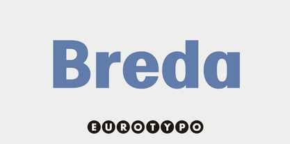 Breda Font Poster 1