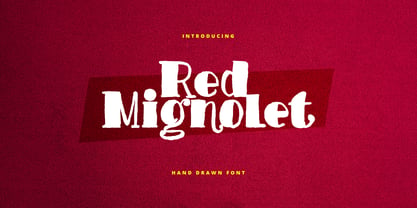 Red Mignolet Font Poster 1