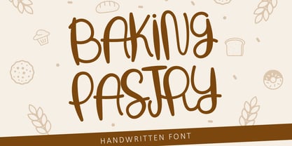 Baking Pastry Fuente Póster 1