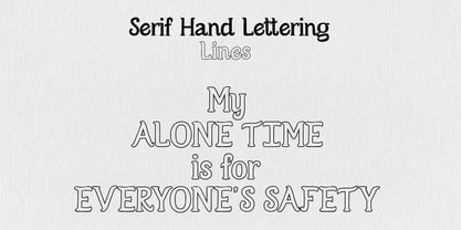 Hop Serif Hand Lettering Police Poster 10