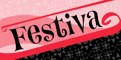 P22 Festiva Font Poster 1