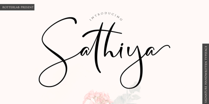 Sathiya Font Poster 1