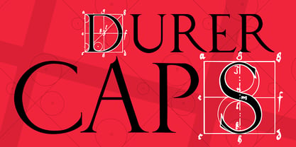 P22 Durer Caps Font Poster 1