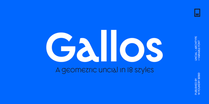 Gallos Font Poster 1