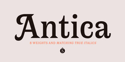 Antica Font Poster 1