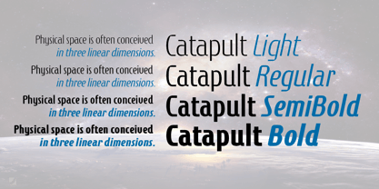 Catapult Font Poster 6
