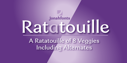 Ratatouille Font Poster 1