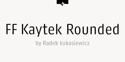 FF Kaytek Rounded Font Poster 1