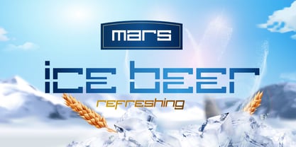 Mars Model Font Poster 2