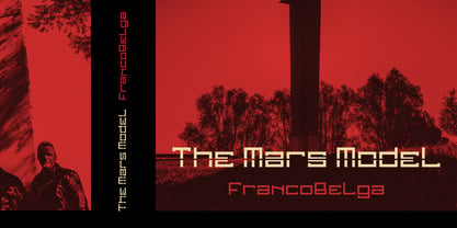 Mars Model Font Poster 10