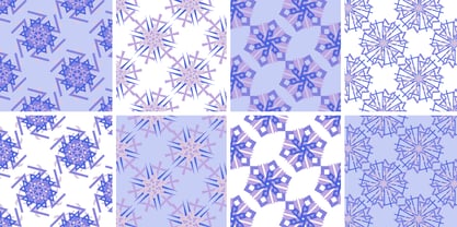 P22 Snowflakes Fuente Póster 3