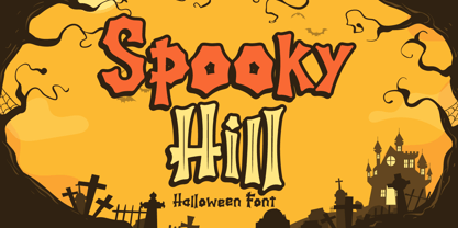 Spooky Hill Font Poster 1